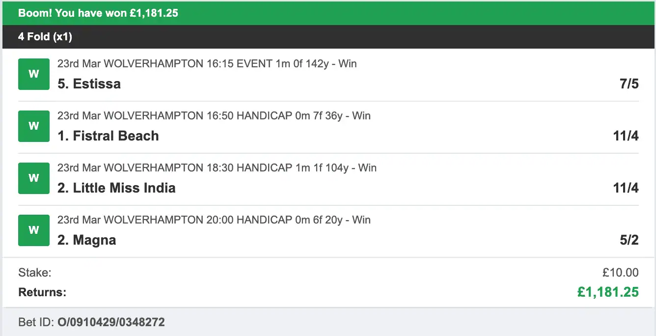 Accumulator Tipster - Winner - 2026-02-15